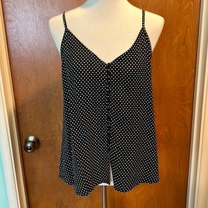 Black/White Polka Dot Tank